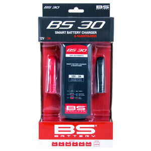 Cargador de batería BS Battery BS30 12V litio y estándar 3A