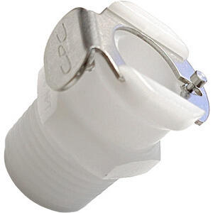Raccordo tubo serbatoio benzina per Ducati -\'03 femmina plastica bianco