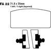 Bremsbelag paar EBC Brakes FA022 - Bilder 2