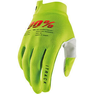 Guanti moto 100% I-Track giallo