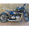 Exhaust system Triumph Bonneville 1200 Bobber E5 Mass Hot Rod 2-2