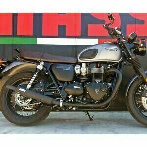 Auspuff Schalldämpfer Triumph Bonneville 900 E4 Mass Classic paar