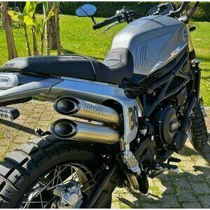 Exhaust muffler Benelli Leoncino 800 Trail Mass Double Type1