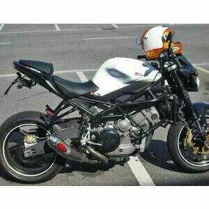 Finale di scarico per Moto Morini Corsaro 1200 Mass Cafe Racer Curve kit 2-1