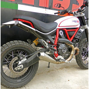 Silenciador de escape Ducati Scrambler 800 Desert Sled E4 Mass Cafe Racer