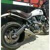 Silenciador de escape Ducati Scrambler 800 E3 Mass Cafe Racer - Fotos 2