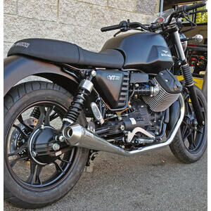 Auspuff Schalldämpfer Moto Guzzi V 7 i.e. Mass Cafe Racer paar