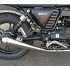 Silencieux d'échappement Moto Guzzi V 7 i.e. Mass Cafe Racer paire - Photos 2