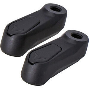 Rearview mirror extension SW-Motech M10x1.25 length 40mm left/right black pair