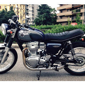 Exhaust system Kawasaki W 800 E5 Mass Hot Rod 2-2