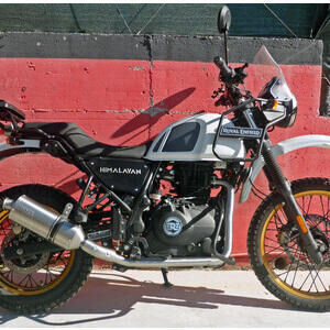 Auspuff Schalldämpfer Royal Enfield Himalayan E4 Mass Oval