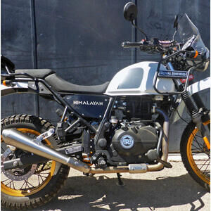 Auspuff Schalldämpfer Royal Enfield Himalayan E4 Mass Cafe Racer