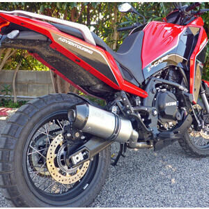 Auspuff Schalldämpfer Moto Morini X-Cape 650 Mass Oval niedrig