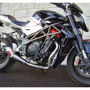 Auspuff Schalldämpfer MV Agusta Brutale 4C Mass Cafe Racer Curve kit 4-1