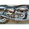 Impianto di scarico per Harley-Davidson XL 883 Sportster '04-'13 Mass Cafe Racer 2-1