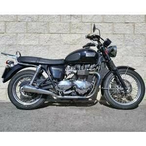 Auspuff Schalldämpfer Triumph Bonneville EFI Mass Cafe Racer paar