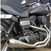 Impianto di scarico per Harley-Davidson Dyna Fat Bob 1584 Mass Cafe Racer 2-1 - Foto 3