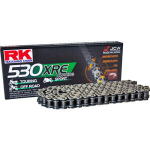 Cadena de transmisión RK Takasago 530 XW-Ring gris