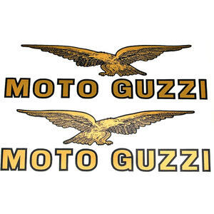 Sticker Moto Guzzi 1100 California -\'97 fuel tank pair gold