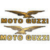 Pegatina Moto Guzzi 1100 California -'97 depósito de combustible par oro
