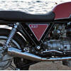 Silencieux d'échappement Moto Guzzi Serie Grossa Teste Tonde Mass Cafe Racer paire