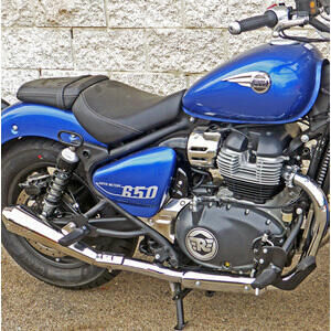 Exhaust muffler Royal Enfield Super Meteor 650 Mass Cafe Racer pair
