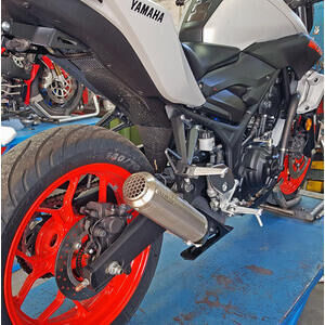 Auspuff Schalldämpfer Yamaha MT-03 E4 Mass Bullet