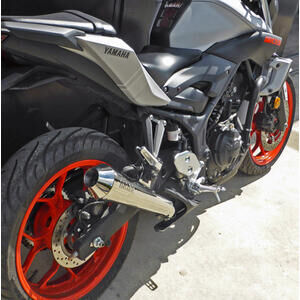 Silenciador de escape Yamaha MT-03 E3 Mass Cafe Racer
