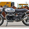 Impianto di scarico per Moto Guzzi Serie Grossa Mass Cafe Racer Curve 2-1 - Foto 5