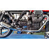 Impianto di scarico per Moto Guzzi Serie Grossa Mass Cafe Racer Curve 2-1 - Foto 3