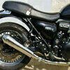 Silencieux d'échappement Triumph Legend 900 TT Mass Cafe Racer paire - Photos 2