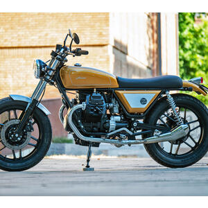 Finale di scarico per Moto Guzzi V 65 Mass Cafe Racer Curve kit 2-1