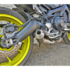 Auspuff Schalldämpfer Yamaha MT-09 Tracer E3 Mass Cafe Racer Re-Curve C&S