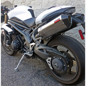 Auspuff Schalldämpfer Triumph Speed Triple 1050 E4 Mass Prisma paar