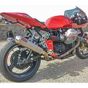 Exhaust muffler Moto Guzzi 1100 Sport Mass Cafe Racer pair