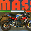 Silencieux d'échappement Triumph Street Triple E3 Mass Cafe Racer Re-Curve