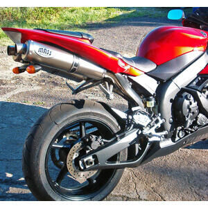 Auspuff Schalldämpfer Yamaha YZF-R1 E2 \'04- Mass Oval paar