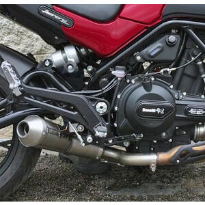 Auspuff Schalldämpfer Benelli Leoncino 500 E4 Mass Cafe Racer Re-Curve