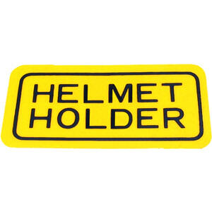 Sticker Honda Helmet Holder