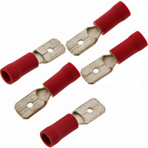 Terminal cable eléctrico plano 0.5-1.5mm ancho 2.8mm hombre set 5pc