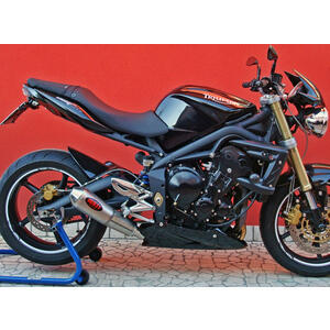 Exhaust muffler Triumph Street Triple E3 Mass Cafe Racer Curve C&S