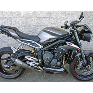 Auspuff Schalldämpfer Triumph Street Triple E4 Mass Cafe Racer Curve