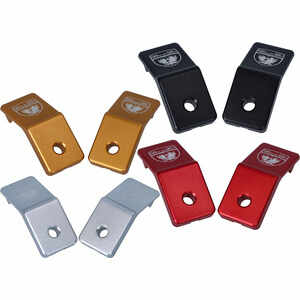 Transmission chain tensioner cover Ducati swingarm steel pair