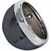 Halogen headlight shell 5.3/4'' Classic black rim chrome