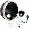Coque de phare halogène 5.3/4'' Classic black rim chromé - Photos 2