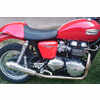 Impianto di scarico per Triumph Thruxton 900 Mass Cafe Racer 2-1