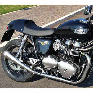 Exhaust muffler Triumph Thruxton 900 EFI Mass Cafe Racer Retrò pair