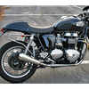 Silencieux d'échappement Triumph Thruxton 900 Mass Cafe Racer paire