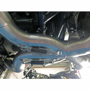 Exhaust pipe Moto Guzzi V 11 expansion box stainless Mass
