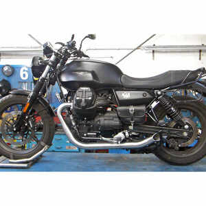 Impianto di scarico per Moto Guzzi V 7 i.e. 850 E5+ Mass Hot Rod 2-2